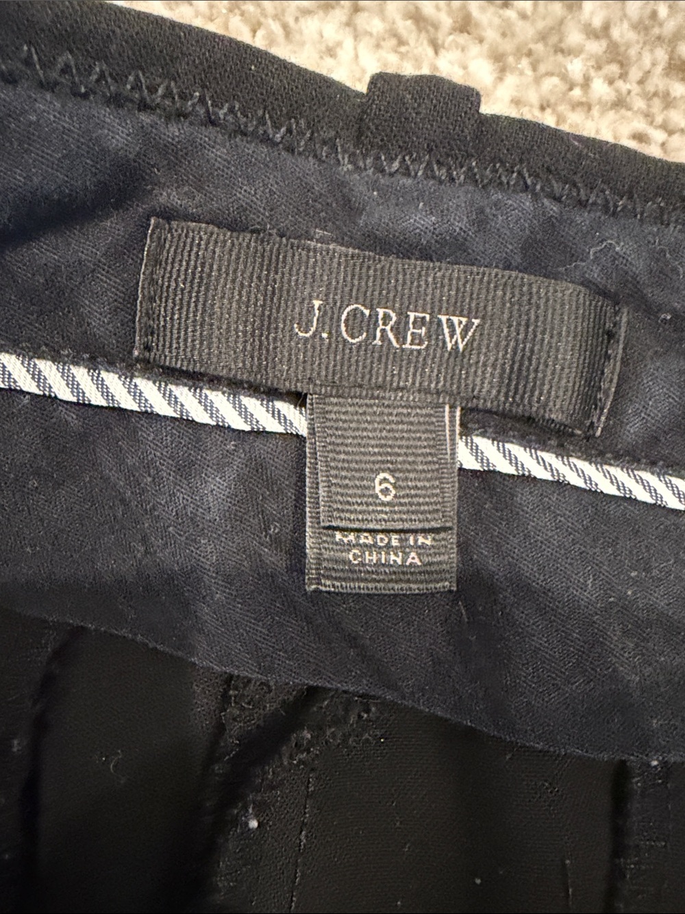 J. Crew Black Cameron slim cropped pant in four-season stretch - Picture 3 of 6